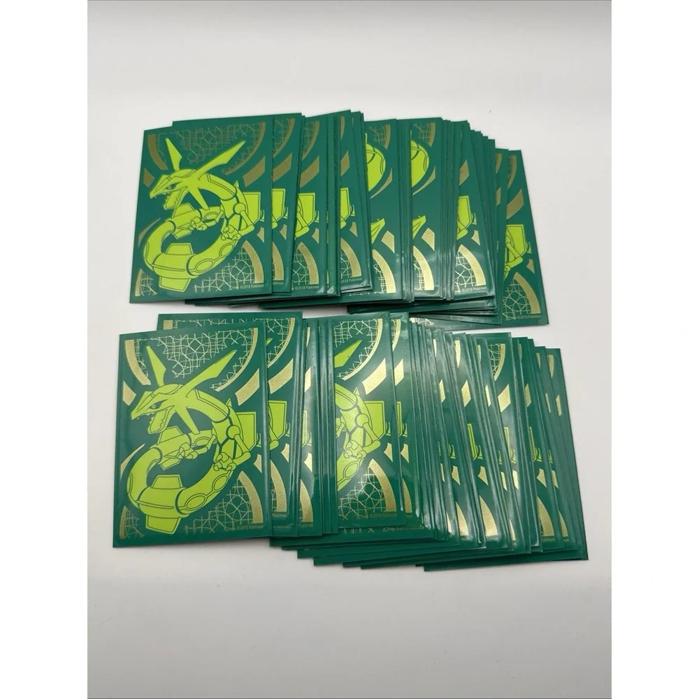 Pokemon TCG Card Sleeves 2018 Celestial Storm Rayquaza ETB 64 Ct + Dividers